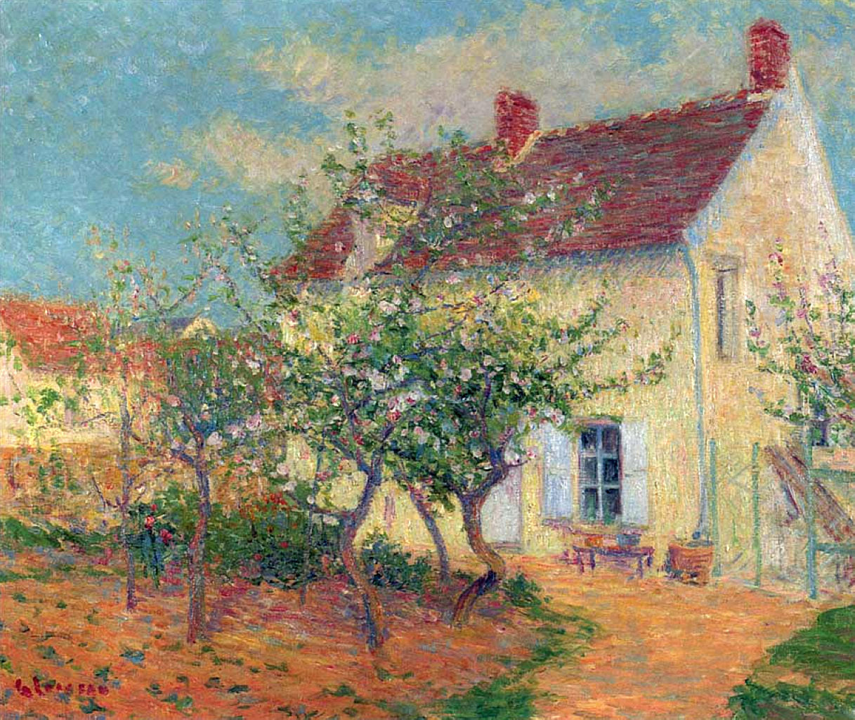 Gustave Loiseau House in the Country 1897 Fine Art Print