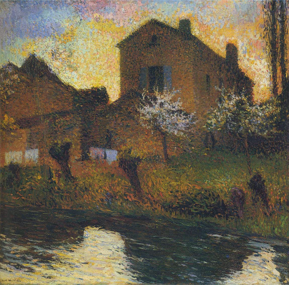 Henri Martin House of Marie Louise in Labastide 1920 Fine Art Print