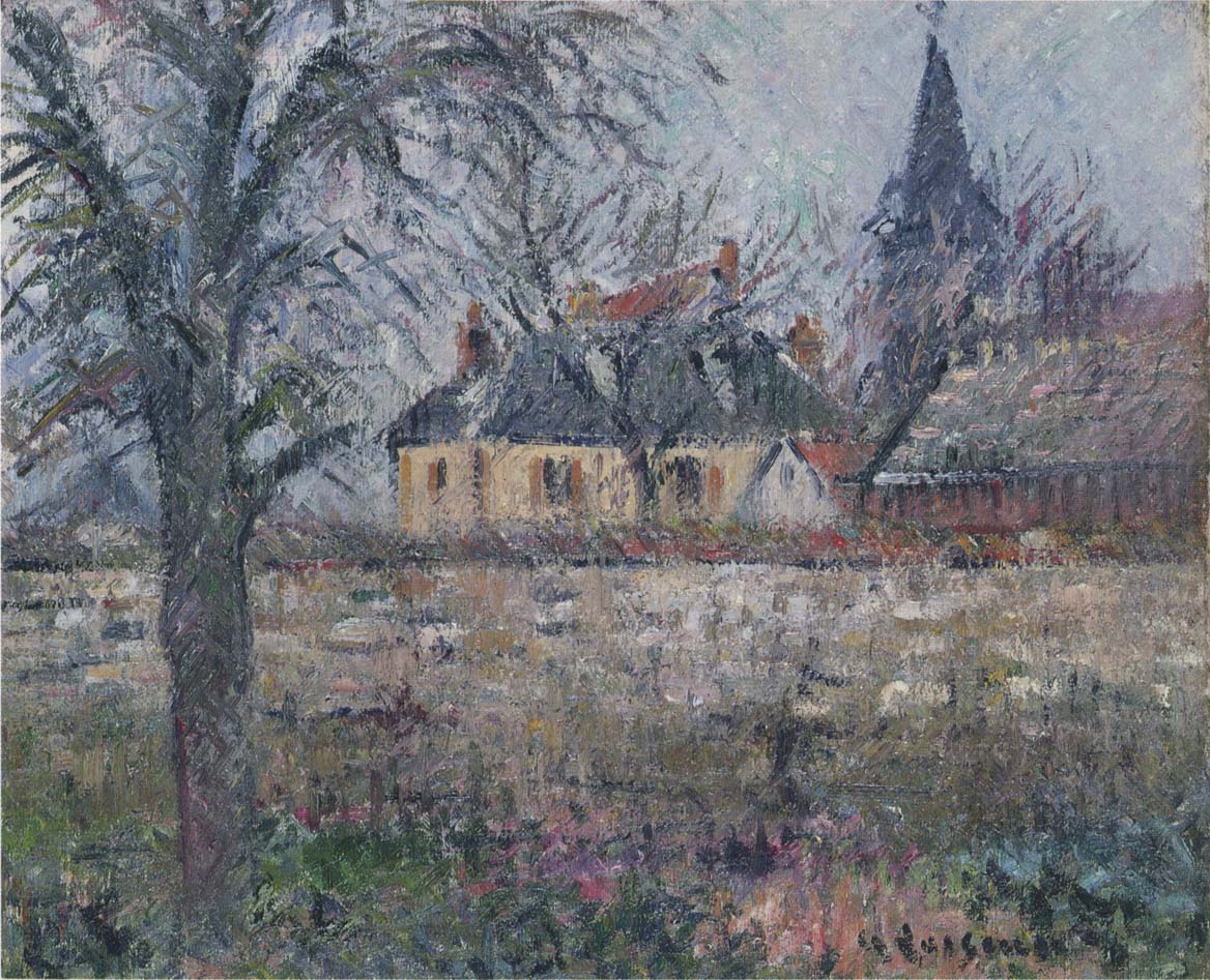 Gustave Loiseau House of Monsieur de Irvy near Vaudreuil 1926 Fine Art Print
