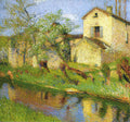 Henri Martin House on Stream 1921 Fine Art Print