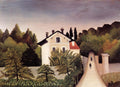 Henri Rousseau House on the Outskirts of Paris 1902 Fine Art Print