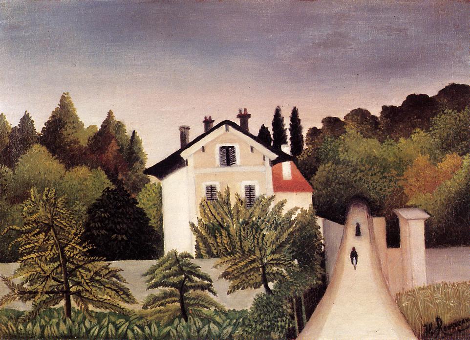 Henri Rousseau House on the Outskirts of Paris 1902 Fine Art Print