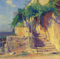 Henri Martin House with Vine and Staircase 1943 Fine Art Print