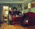 Konstantin Makovsky Household Conversation 1868 Fine Art Print
