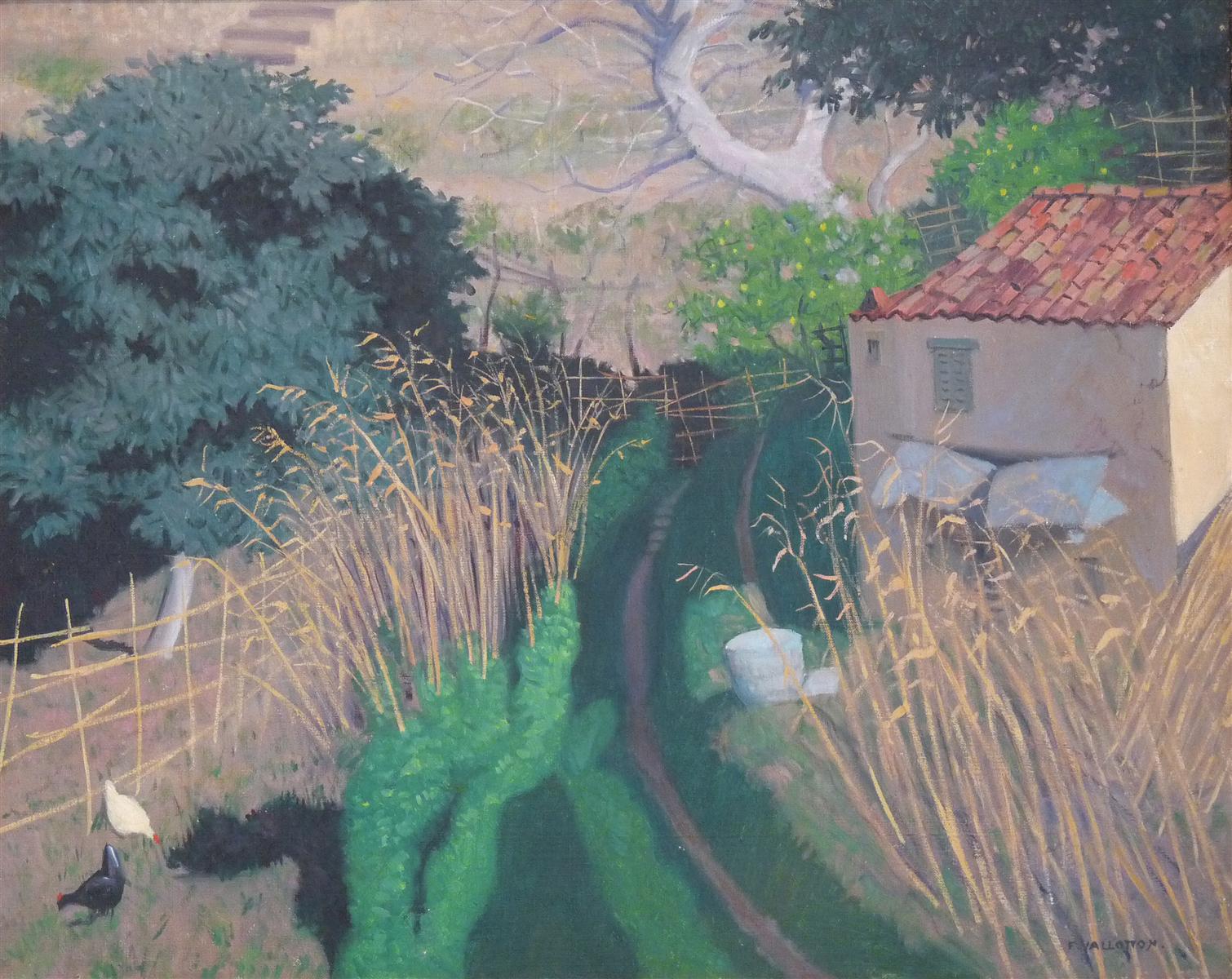 Felix Vallotton Houses and reeds 1924 Fine Art Print
