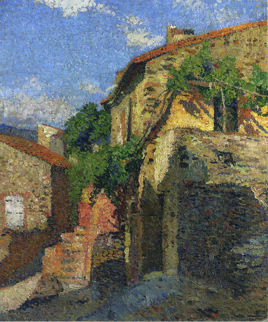 Henri Martin Houses at Collioure 1939 Fine Art Print