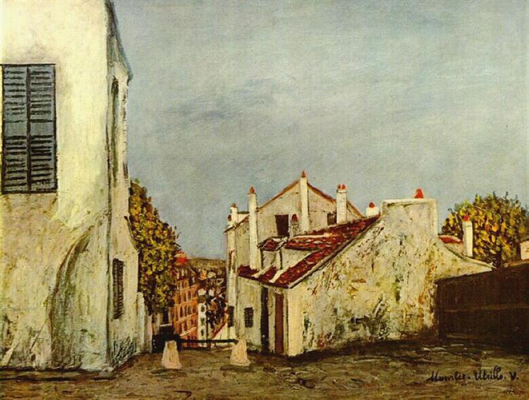 Maurice Utrillo Houses in Montmartre 1911 Fine Art Print