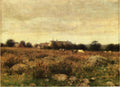 Julian Alden Weir Houses in Pasture 1890 Fine Art Print