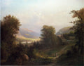David Johnson Hudson River Scene 1863 Fine Art Print