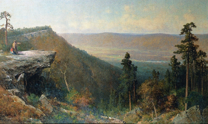 Thomas Hill Hudson River Valley from the Catskill Mountain House 1872 Fine Art Print