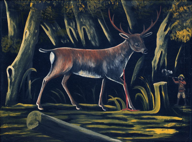 Niko Pirosmani Hunter 1907 Fine Art Print