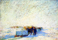 Clarence Gagnon Ice Bridge 1920 Fine Art Print