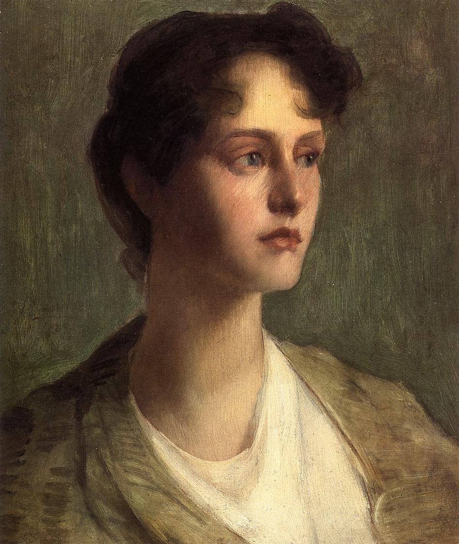 Julian Alden Weir Ideal Head 1891 Fine Art Print