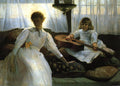 Julian Alden Weir Idle Hours 1888 Fine Art Print