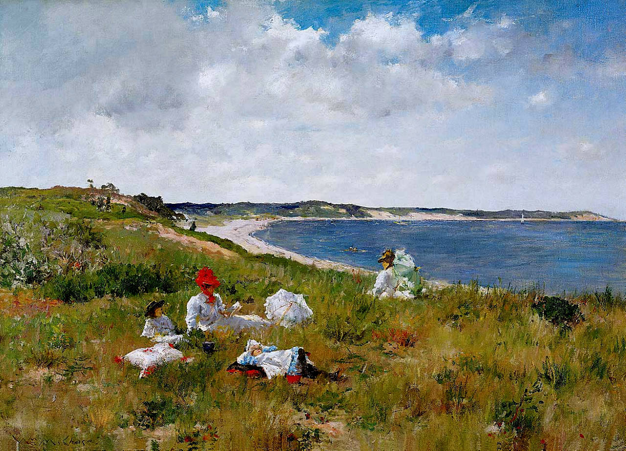 William Merritt Chase Idle Hours 1894 Fine Art Print
