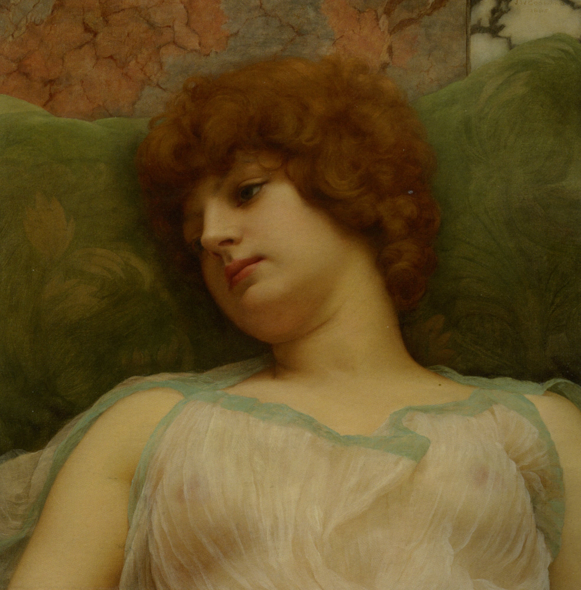 John William Godward Idle Moments 1895 Fine Art Print