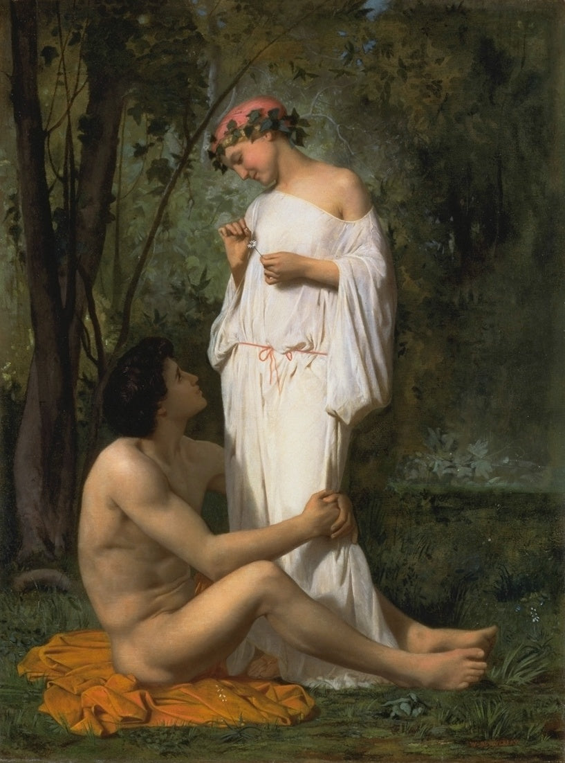 William-Adolphe Bouguereau Idylle 1851 Fine Art Print