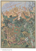 Ivan Bilibin Illustration for the Epic "Exile Khan Batygi" 1941 Fine Art Print