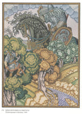 Ivan Bilibin Illustration for the Epic "Ilya Muromets and Svyatogor" 1940 Fine Art Print