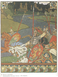 Ivan Bilibin Illustration for the epic "Volga" 1902 Fine Art Print