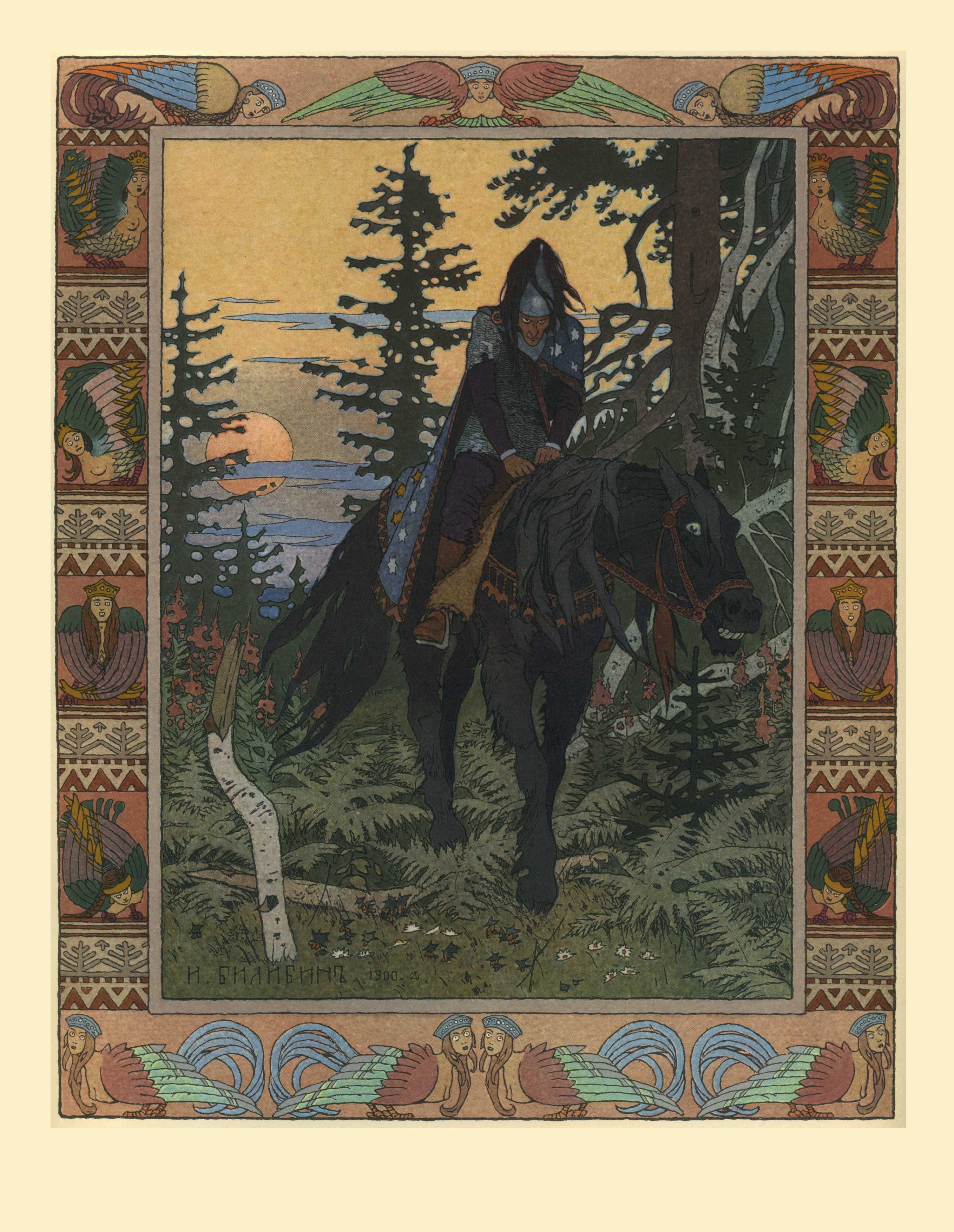 Ivan Bilibin The Tale of Vasilisa 1900 Fine Art Print