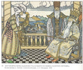 Ivan Bilibin Illustration for the Poem 'The Tale of the Golden Cockerel' by Alexander Pushkin 1906 Fine Art Print