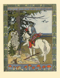 Ivan Bilibin Illustration for the Tale of Prince Ivan The Firebird and the Grey Wolf 1899 Fine Art Print
