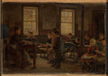Edward Lamson Henry A Country School 1890 Fine Art Print