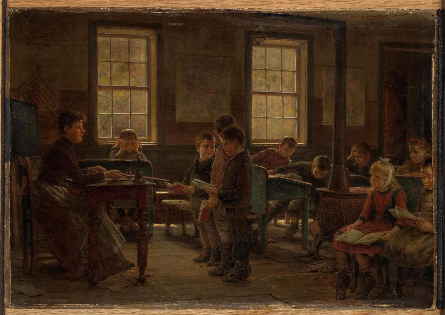 Edward Lamson Henry A Country School 1890 Fine Art Print