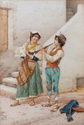 Filippo Indoni The Aspirant 1865 Fine Art Print