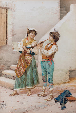 Filippo Indoni The Aspirant 1865 Fine Art Print