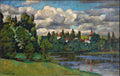 Ilya Mashkov Neva. Islets. Rest House 1923 Fine Art Print