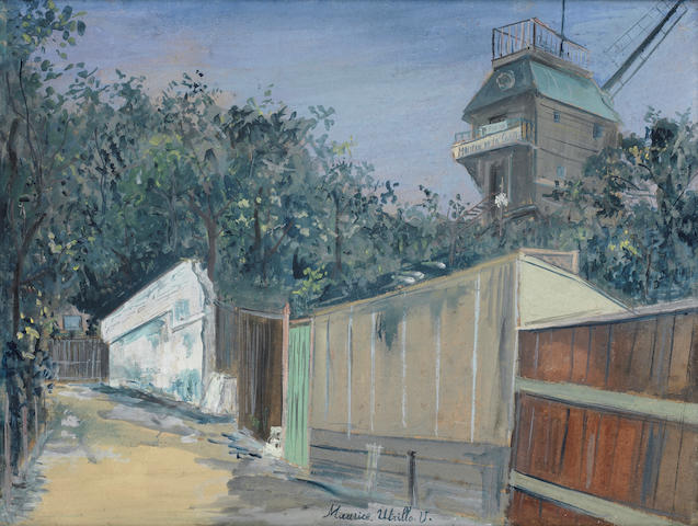 Maurice Utrillo Le Moulin de la Galette à Montmartre 1915 Fine Art Print