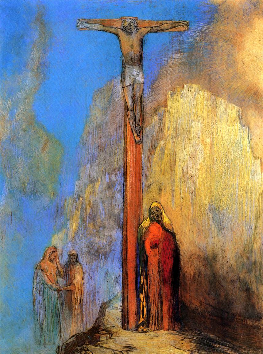 Odilon Redon Calvary 1897 Fine Art Print