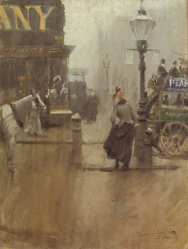 Anders Zorn Impressions of London 1890 Fine Art Print