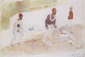 Vasily Surikov In Alupka 1913 Fine Art Print