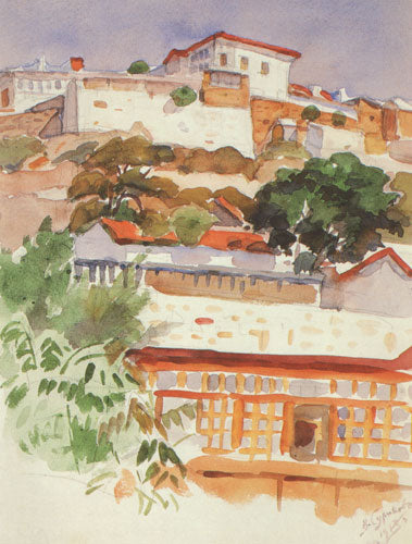 Vasily Surikov In Crimea 1913 Fine Art Print
