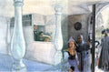 Carl Larsson In Sundborn Church 1905 Fine Art Print