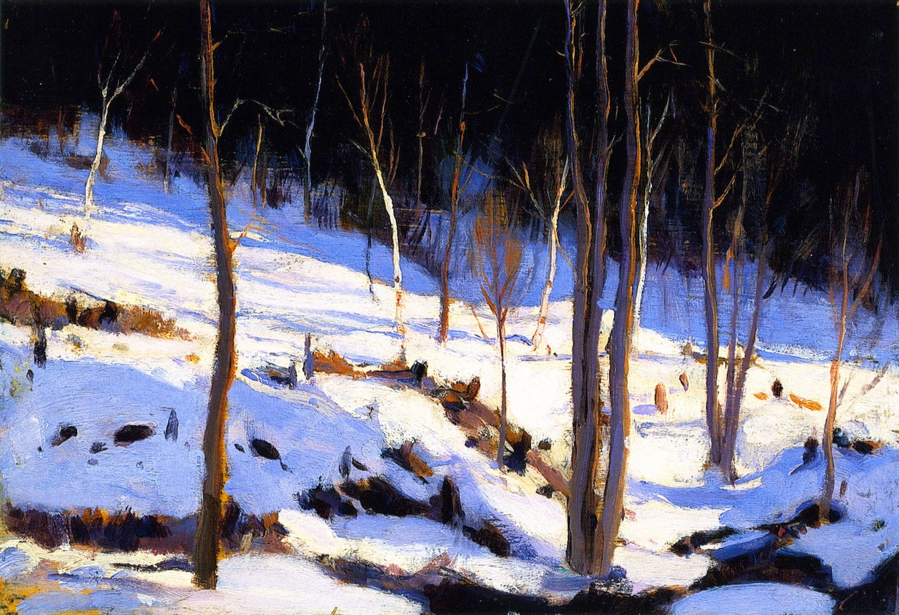 Clarence Gagnon In the Clearing, Charlevoix 1915 Fine Art Print