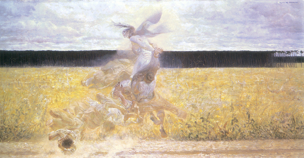 Jacek Malczewski In the Dust Cloud 1893 Fine Art Print