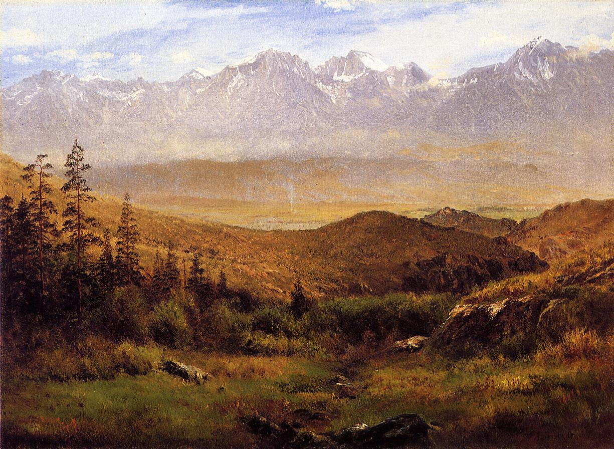 Albert Bierstadt In the Foothills of the Mountains 1863 Fine Art Print