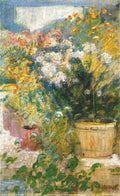 John Henry Twachtman In the Greenhouse 1902 Fine Art Print