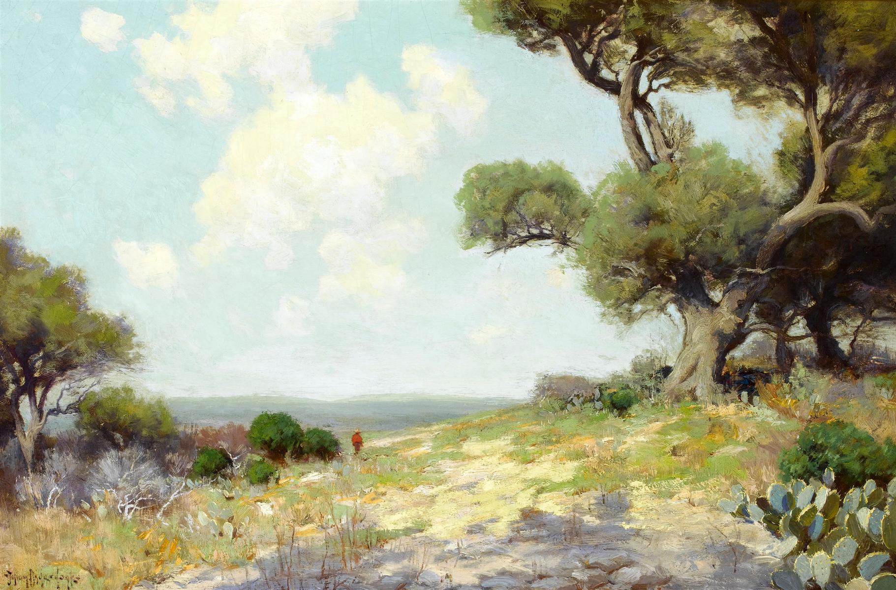 Robert Julian Onderdonk In the Hills - Southwest Texas 1912 Fine Art Print