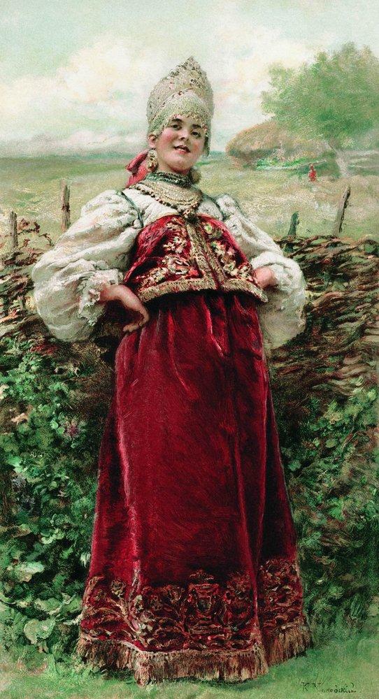 Konstantin Makovsky In the Outskirts 1875 Fine Art Print