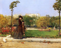 William Merritt Chase In the Park, Paris 1889 Fine Art Print