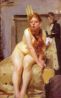 Anders Zorn In the Studio 1896 Fine Art Print