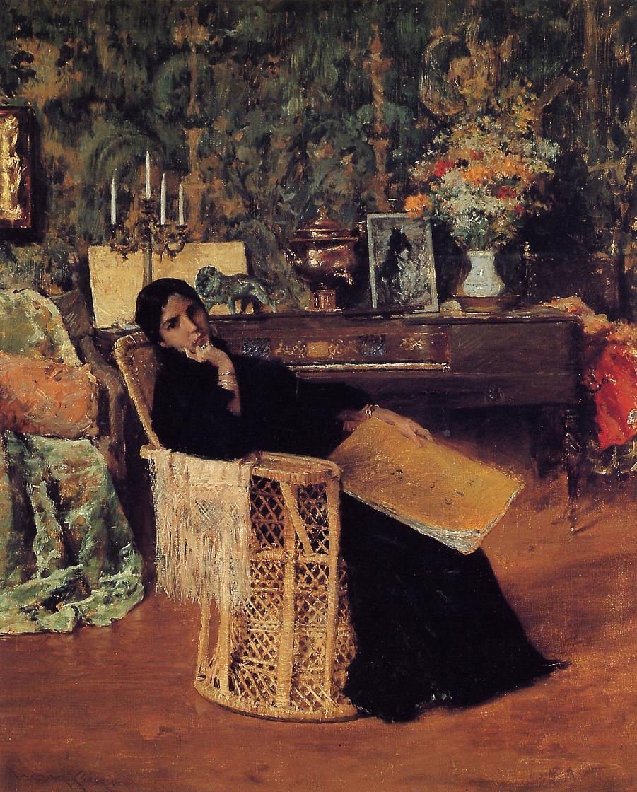 William Merritt Chase In the Studio 1892 Fine Art Print
