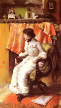 William Merritt Chase In The Studio 1884 Fine Art Print