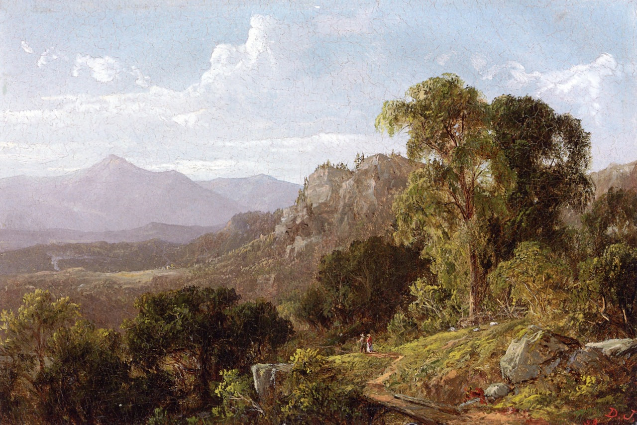 David Johnson In the White Mountains 1858 Fine Art Print