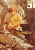Anders Zorn In Wikstrom Studio 1889 Fine Art Print